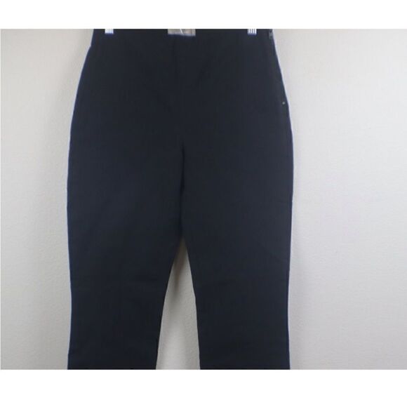 Everlane The Side-Zip Stretch Cotton Ankle Skinny Business Casual Pant Size: 4 - Picture 3 of 7